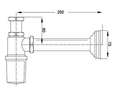 Сифон для раковины Fima Carlo Frattini F400OR фото 2