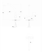 Смеситель для кухни Essen, терракот, две воды, Es213001-307, Paulmark