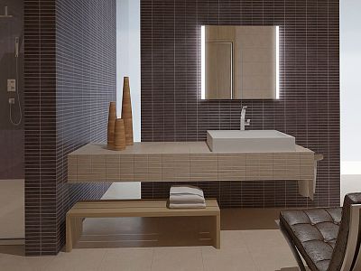 Зеркало для ванной с подсветкой Sfera PULSE 80х75 фото 3