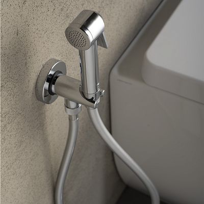 Гигиеническая лейка BOSSINI Apice B00920.073 Чёрный матовый фото 3