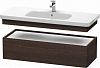 Тумба подвесная Duravit DuraStyle DS628305353 каштан темный фото 1