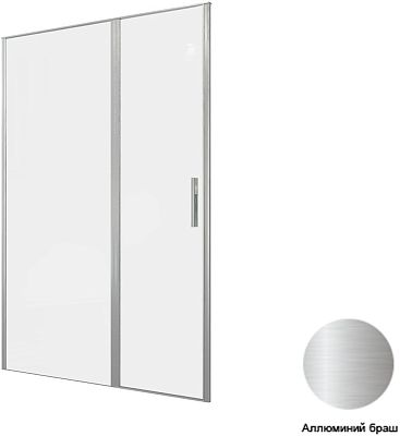 Душевая дверь Allen Brau Priority 140 3.31035.BA серебро браш фото 1