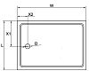 Душевой поддон Cezares TRAY-A-AH-100/80-15-W фото 2