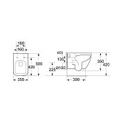 Унитаз подвесной BelBagno Alpina BB10100CHR