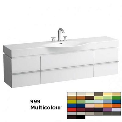 Тумба под раковину Laufen Case for Palace 4.0140.1.075.548.1 180 см, 1 ящик, 2 дверцы, дуб антрацит, для 8.1170.8, 8.1270.8, 8.1370.8, 8.1470.8 фото 4