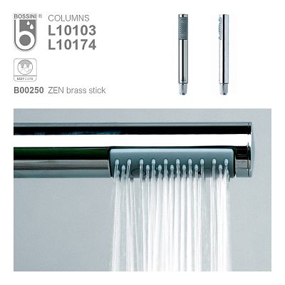 Душевая стойка Bossini Cosmo L10103.073 черный матовый фото 4