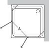 Душевой уголок Vegas Glass AFA 0080 01 05 фото 2