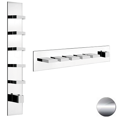 Смеситель Gessi Rettangolo Wellness 43030-706 черный металл фото 1