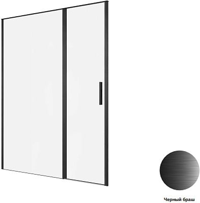Душевая дверь Allen Brau Priority 160 3.31039.BBA черный браш фото 1
