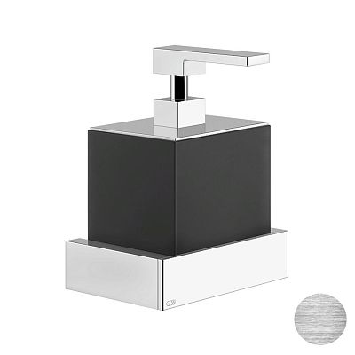 Дозатор для жидкого мыла Gessi Rettangolo Shower 20814-707 шлифованный черный металл фото 1