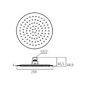 Верхний душ Ideal Standard Ideal Rain Luxe b0384my