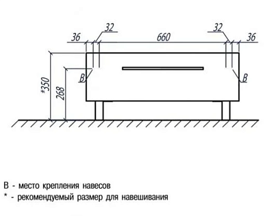 Комод с ящиком Aquaton Мадрид 80 1A131903MA010 фото 3
