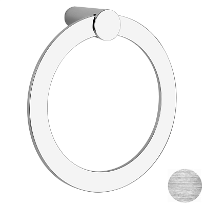 Полотенцедержатель Gessi Cono Accessories 45509-707 шлифованный черный металл фото 1