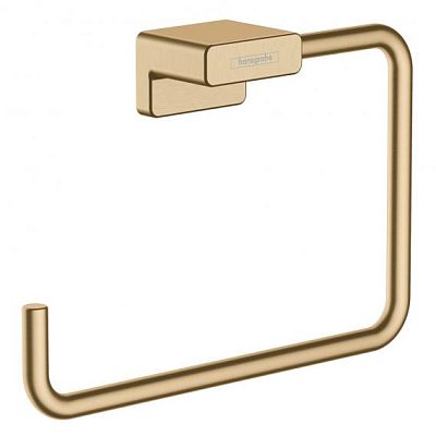 Кольцевой полотенцедержатель HANSGROHE AddStoris 41754140 Шлифованная бронза фото 1