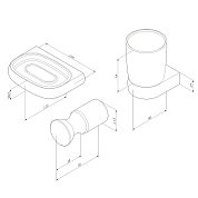 AK30B0103W Sensation набор аксессуаров для зоны красоты