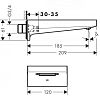 Излив для ванны Hansgrohe Metropol 32543140 фото 2