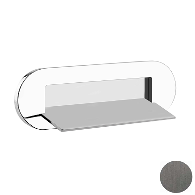 Излив Gessi Ovale Cascata 39890-239 шлифованная сталь фото 1