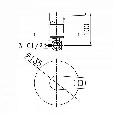 Смеситель для душа IDDIS Runo (RUNSB00i66) фото 2