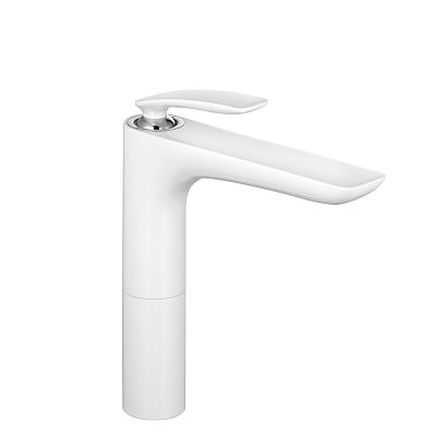 522969175 смеситель BALANCE умывальник ( бел.хром) фото 1