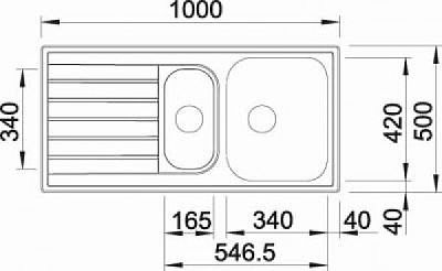 Кухонная мойка Blanco LIVIT 6 S 514796 фото 3
