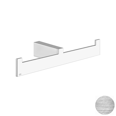 Полотенцедержатель двойной Gessi Rettangolo Shower 20915-707 шлифованный черный металл фото 1