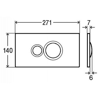 Кнопка смыва Viega Visign for Style 10 596323 хром глянцевый фото 4