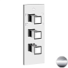 Смеситель и селектором Gessi Eleganza Wellness 46212-706 черный металл фото 1