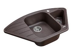 Мойка кварцевая WIESE, PM529050-CO, кофе, 890х490, Paulmark