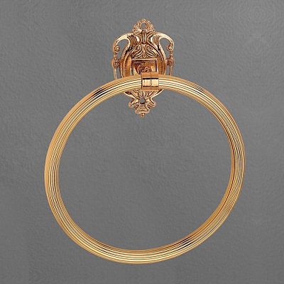 Полотенцедержатель кольцо Art&Max-1231-Br фото 1