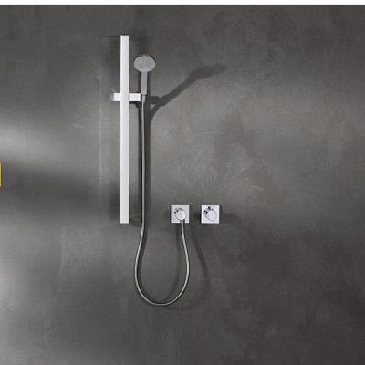 Встраиваемый запорный вентиль с выводом для шланга KEUCO IXMO 59541 011102 с рукояткой IXMO Comfort, с квадратной розеткой, хром фото 4