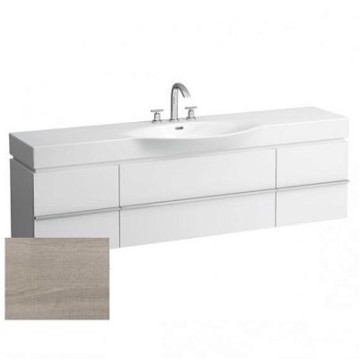 Тумба под раковину Laufen Case for Palace 4.0140.1.075.548.1 180 см, 1 ящик, 2 дверцы, дуб антрацит, для 8.1170.8, 8.1270.8, 8.1370.8, 8.1470.8 фото 3