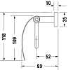 Держатель туалетной бумаги Duravit Karree 0099551000 хром фото 3