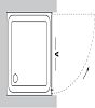 Душевая дверь Vegas Glass EP 80 09 02 фото 2