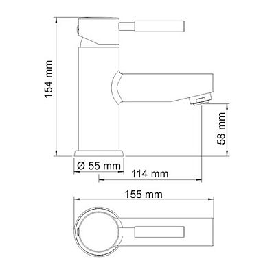 Main 4103 Смеситель для умывальника фото 11