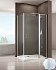 Душевой уголок Allen Brau Priority 90x90 3.31002.BA + 3.31017.BA серебро браш фото 1