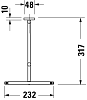 Косметическое зеркало Duravit D-Code 0099121000 хром фото 4