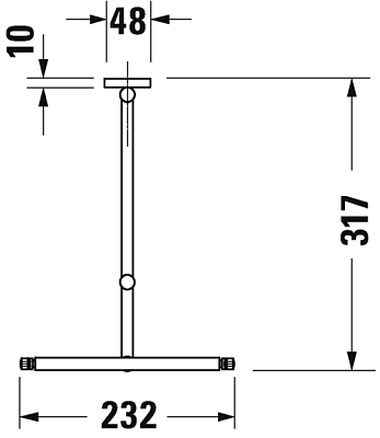 Косметическое зеркало Duravit D-Code 0099121000 хром фото 5