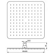 Верхний душ Ideal Standard Ideal Rain Cube b0025aa