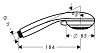 Ручной душ Hansgrohe Crometta 85 3jet 28608000 Хром фото 3