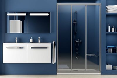 Душевая дверь Ravak Supernova ASDP3-110 белый, грапе фото 1