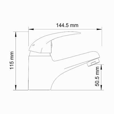 Isen 2603 Смеситель для умывальника фото 11