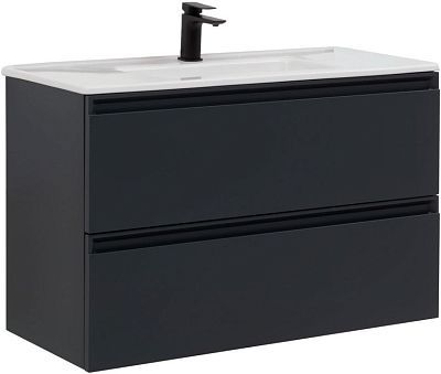 Тумба под раковину Allen Brau Eclipse 100 1.E1003.AM антрацит матовый фото 1