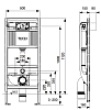 Инсталляция для унитаза-биде Tece TECEprofil 9300079 фото 2