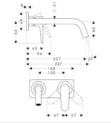 Смеситель Hansgrohe Axor Citterio М 34115000 фото 2