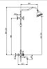 Душевая система Timo Nelson 3-х режимная (SX-1290/00 chrome) фото 2