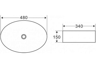 Раковина накладная BelBagno BB1085 фото 3