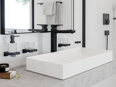 Двойной крючок HANSGROHE AddStoris 41755670 Чёрный матовый фото 3