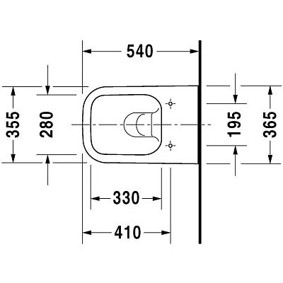 Унитаз подвесной Duravit Happy D.2 2222098900 фото 3