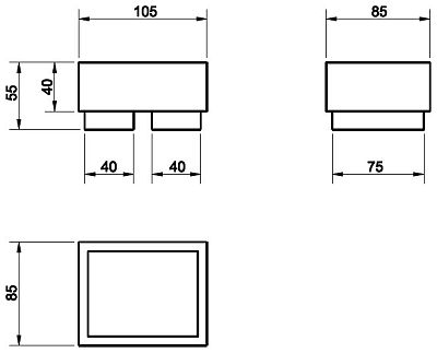 Мыльница Gessi Rettangolo Shower 20825-708 шлифованная медь фото 2
