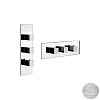 Смеситель Gessi Quadro Wellness 43004-707 шлифованный черный металл фото 1